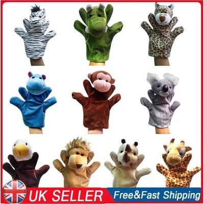 £6.59 • Buy Cute Kids Hand Glove Puppet Plush Cartoon Animal Parent-Child Interactive Toys