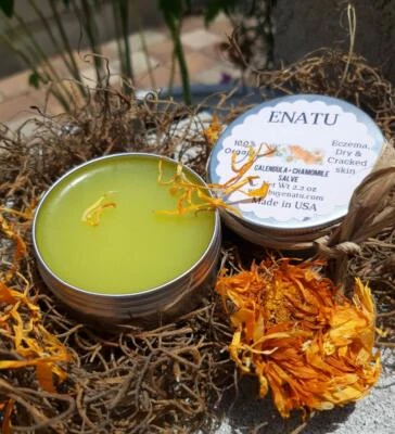 $13.88 • Buy Amazing Healing Calendula & Chamomile Salve 2 Oz For Eczema, Dry, Cracked Skin
