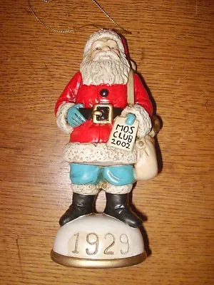 Memories Of Santa Collection 1929 Savings Account Santa New In Box • $13.99