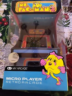 My Arcade Mini Arcade Ms. Pac-Man In Box Unopened • $20