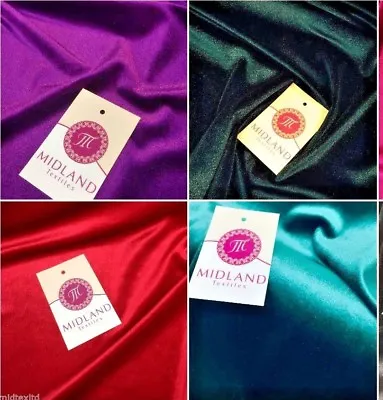 Spandex Velvet Velour Stretch Dress Fabric 58  Wide M35 Mtex • £1.50