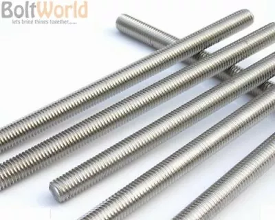 M2 / 2mm 1 METER A2 STAINLESS STEEL FULLY THREADED ROD BAR STUDDING ALLTHREAD 1M • £51.31