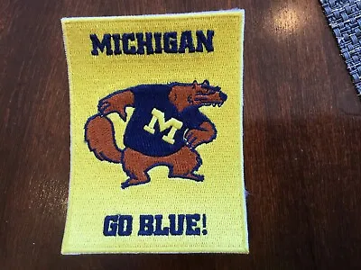 $6.95 • Buy The University Of Michigan Wolverines Vintage Embroidered Iron On Patch 4” X 3”