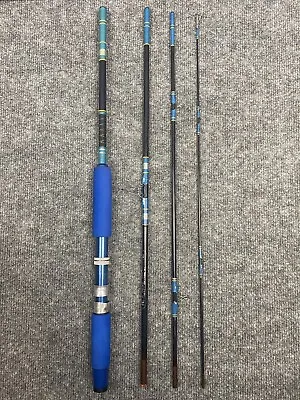 OLYMPIC 4570 X F.W. Spin Fly Rod 7’ Travel 4 Piece Pack Fishing Pole • $40