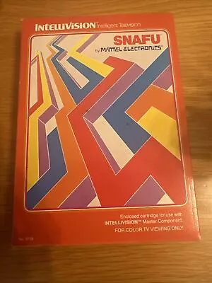 Intellivision Snafu Boxed With Manual And 2 Controller Overlays • £18.99