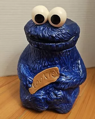 Cookie Monster Ceramic Cookie Jar 1970s MUPPETS INC. 970 Sesame Street • $59.99