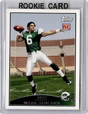 2009 Topps Mark Sanchez Rookie Football Card New York Jets #440 • $2.85