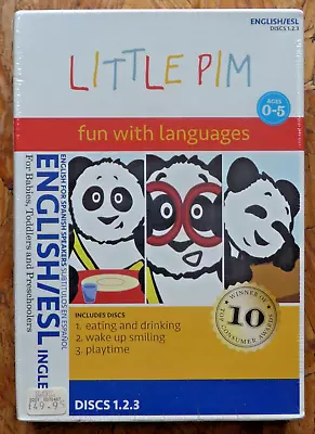 Little Pim English For Spanish Speakers Unused 3 X DVDs  Age: Babies - Preschool • £12.50