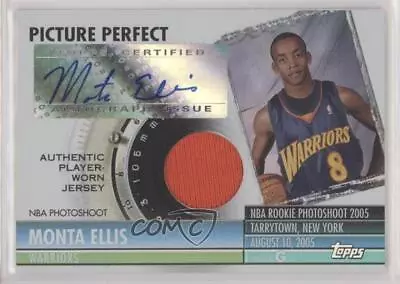 2005-06 Big Game Picture Perfect Relics /199 Monta Ellis (Jersey) Rookie Auto RC • $46.54