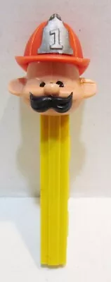 Pez Pal Fireman W/ Mustache Candy Dispenser Vintage No Feet 2.6 Stem Austria • $89.99