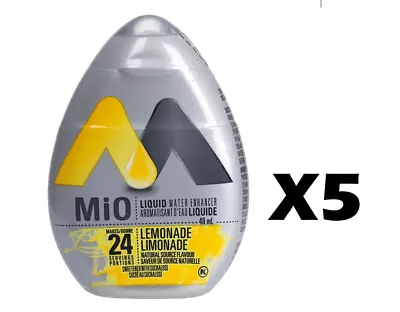 5 Bottles MIO Liquid Water Enhancer Lemonade 48ml Concentrate • $26.16