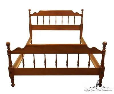 ETHAN ALLEN Heirloom Nutmeg Maple Colonial Early American Full Size Bed 585 • $899.99