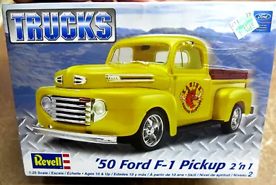 Revell Trucks '50 Ford F-1 Pickup 2n1 1/25 Model Kit (New Sealed) • $39.99
