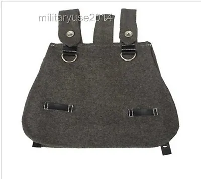 WW2 WWII Military German Army Bread Bag Wool Woolen Grey • $13.59