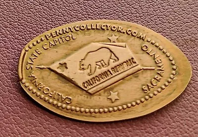 California State Capitol Museum Sacramento CA Pressed Copper Penny  • $1.99