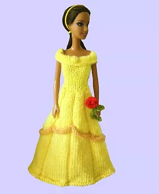 £2.60 • Buy KNITTING PATTERN 225: BARBIE PRINCESS, 11-12  DOLL: Belle, (Beauty & The Beast)