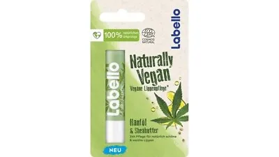 Labello Naturally Vegan Hemp Seed Oil Lip Balm/ Chapstick -1 Pc - FREE SHIPPING • $9.45