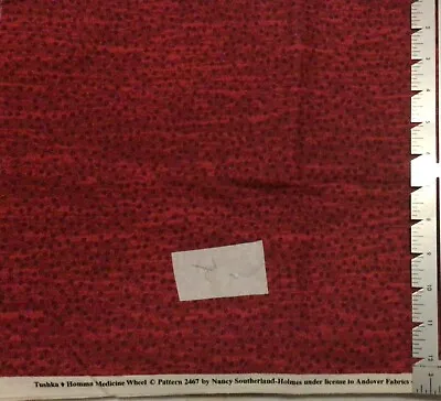 Andover Tushka Homma Medicine Wheel Red Cotton Fabric 1 Yard • $15.99