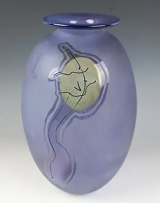 1986 Sally Worcester Art Glass Vase Maui Hawaii Glassworks Vintage Studio HI • $215.84