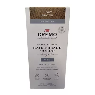 Cremo Hair & Beard Color 06 Light Brown No Mix No Mess New • $39.99