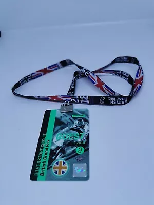 2018 F1 British Grand Prix Silverstone Circuit Paddock Access & Lanyards  • £25