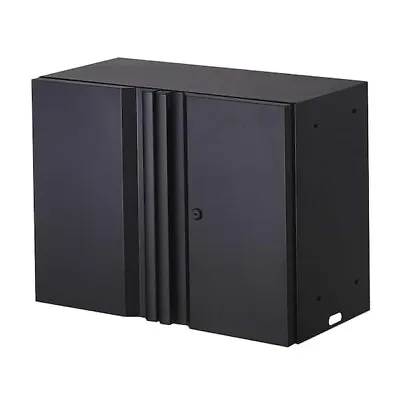 Husky Regular Duty Welded 24-Gauge Steel Wall Mounted Garage Cabinet Matte Black • $400