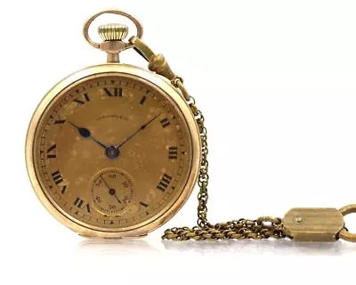 1912 Hampden 17j 310 Model 5 12s Gold Filled Running Pocket Watch • $49.99