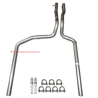 87-96 Ford F150 F250 4.9 5.0 5.8 Truck Performance Dual Exhaust Pipe Kit • $174.95