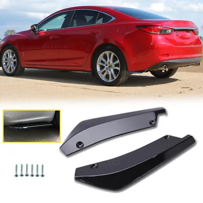 For Mazda 3 5 6 Miata MX-5 Rear Bumper Lip Diffuser Splitter Spoiler Canard Spat • $21.12