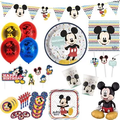 Mickey Mouse Kids Birthday Mickey Mouse Decorative Party Set Birthday Accessories  • £7.59