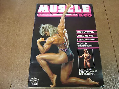 MUSCLE & CO Bodybuilding Fitness Magazine 01-1987 (UK) • $9