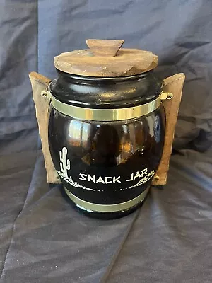 Vintage Siestaware Cactus Bartel Snack Jar Kitchen Canister • $25