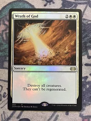 MTG Foil Promo Wrath Of God Double Masters 383 Promo Rare Magic The Gathering • $4.50