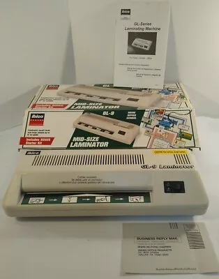 IBICO Laminator Model GL-9 Mid Size Machine. With Operation Manual. EUC!!! • $42