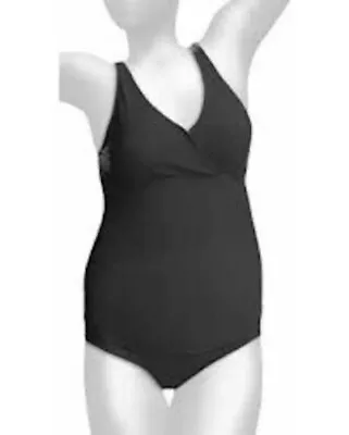 Belly Basics Solid Maternity Tankini SET Women SWIMSUIT • $4.99