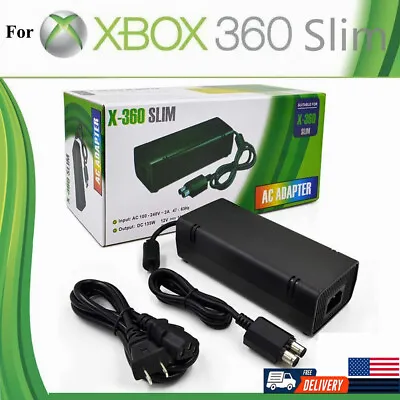 AC Power Supply Brick Charger Adapter Cord For Microsoft Xbox 360 SLIM Console P • $17.89