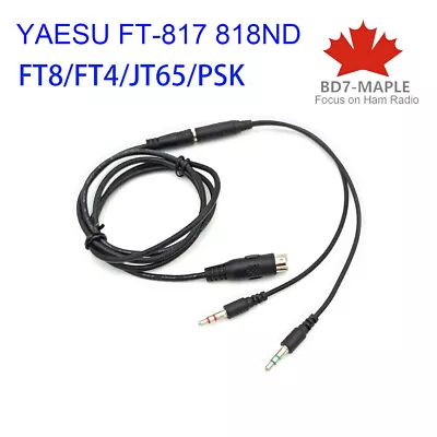 FT8/FT4/JT65/PSK Audio Interface YAESU Ft-817 Ft-818 Yaesu Ft-818ND Transceiver • $15.90