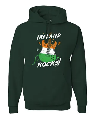 Festive Irish Saint Patricks Day Collection Unisex Hoodie Forest Green • $34.99