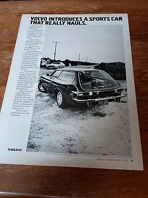 1972 Volvo 1800ES Car Magazine Ad • $4
