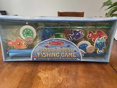 £21.57 • Buy Melissa & Doug Catch & Count Wooden Fishing Game With 2 Magnetic Rods