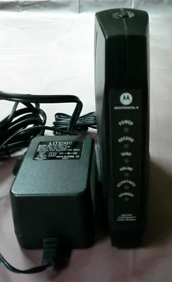Motorola SB5100 Surfboard Cable Modem Black With Installation CD-Rom • $3.99