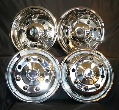$389.99 • Buy Workhorse Hubcaps Wheel Liners 19.5 Free Ups Shipping 8 Lug 4 Hole Bolt On New
