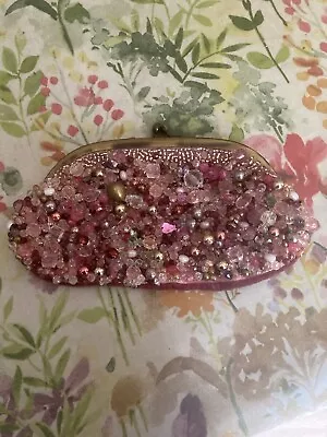 Beautiful Beaded Clutch Bag Wedding • £5