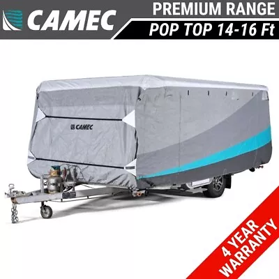 Camec Premium Pop Top Caravan Cover 14-16ft 14 Ft To 16 Ft With 4 Year Warranty • $355