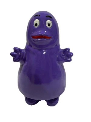 $29.99 • Buy 1985 Grimace Bank McDonalds Corp 9  Resin/Composite Vintage Purple EUC Toy