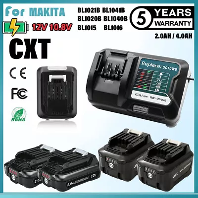 12V Battery For Makita 4.0Ah 10.8V BL1041B CXT BL1021B BL1020B BL1015 BL1016 US • $119.90