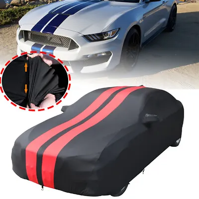 For Ford Mustang GT350 GT350R Stretch Indoor Full Car Cover Scratch Dustproof • $113.59
