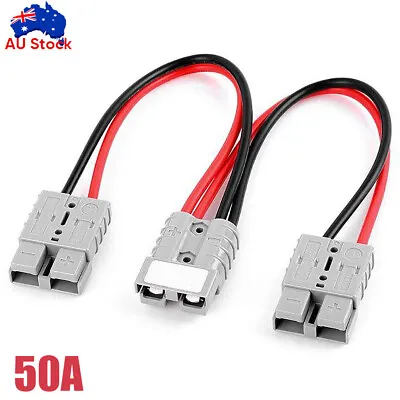 $14.25 • Buy 50 A Genuine Anderson Plug Connector Double Y Adapter 6mm Automotive Cable
