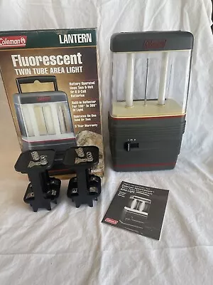 Coleman Lantern Twin Tube Fluorescent Battery Operated Camping Light Outdoors • $32.95