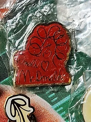 Mcdonalda Crew Member Hat Pin Lot Of 4 • $4.99